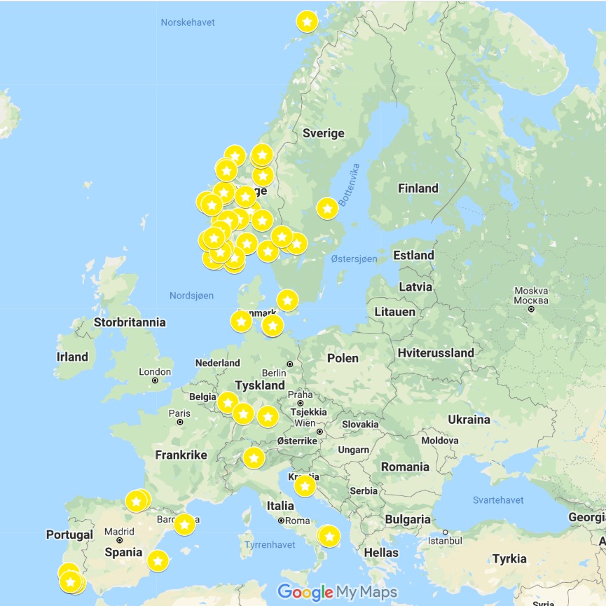 Steder vi vil&nbsp;reise